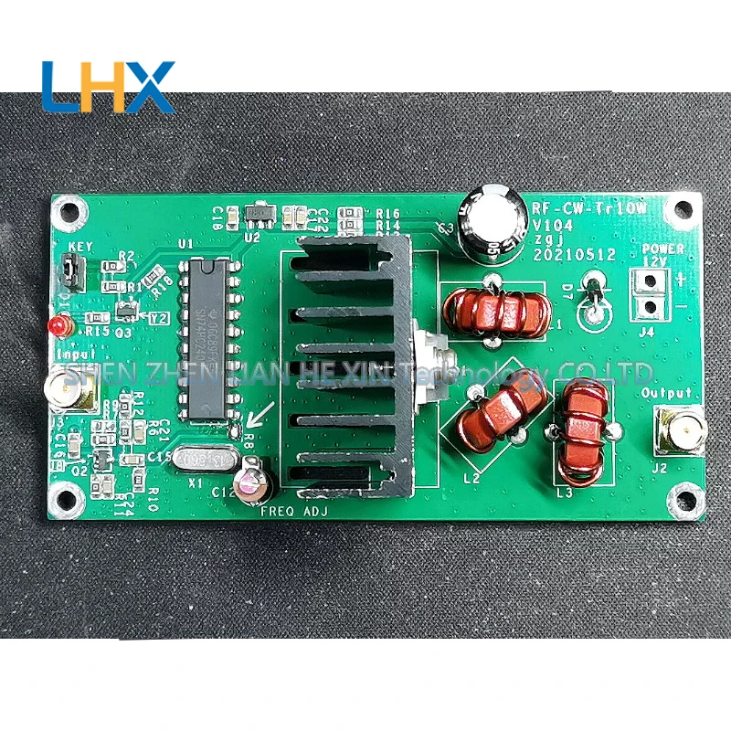 10w 13.56MHz wireless transmission power amplifier Shortwave power amplifier board CW transmitter (loose parts) in stock new