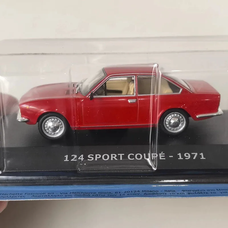 

IXO 1/43 124 SPORT COUPE 1971 Alloy Car Model Static Collection Decorated Holiday Gifts Toys Souvenir Gift