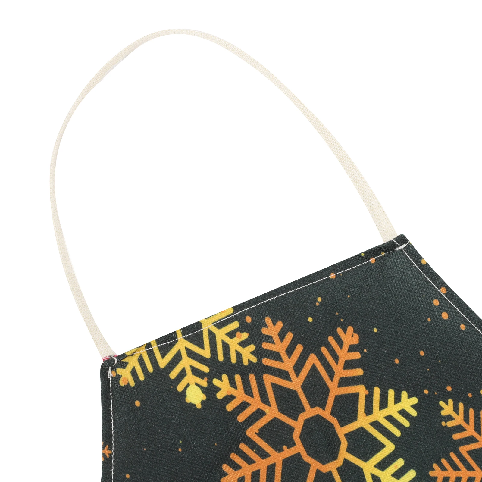 

Waterproof Christmas Apron Printed Kitchen Restaurant Dinner Apron For Cooking Baking Barbequing Adjustable Neck Strap