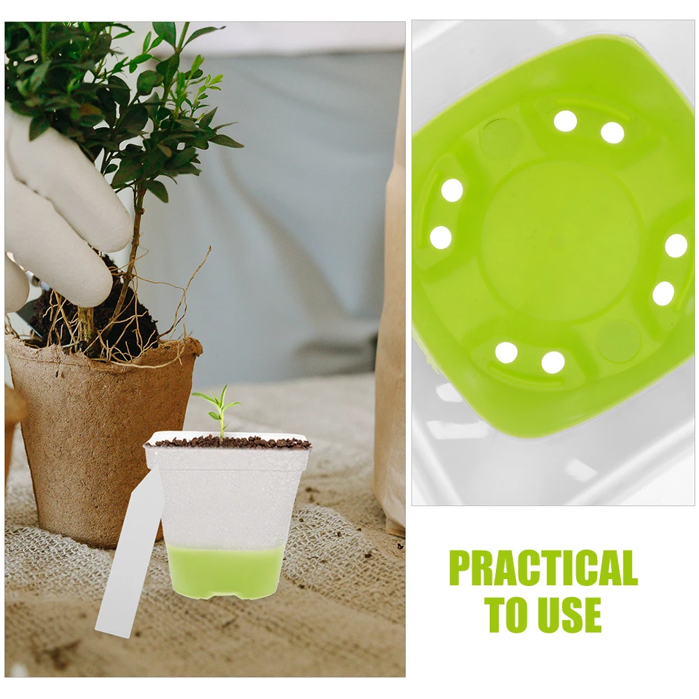

6pcs Silicon Flower Pot Breathable Garden Planter With Drainage Holes Reusable Planting Container For Indoor Succulents