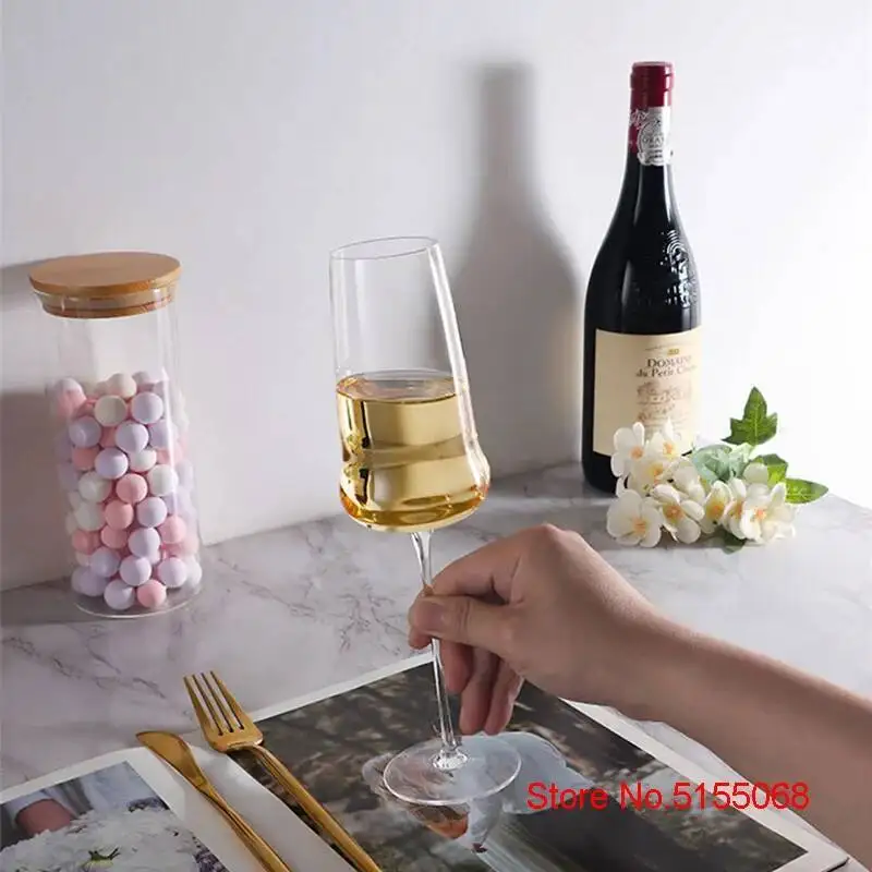 Cloud Design Ultra-thin Bordeaux Red Wine Glass Crystal Thin Stem Burgundy Goblet Light Luxury Wedding Party Champagne Flute Cup