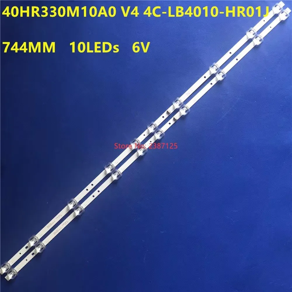 LED Strip 10lamp(6V) 40HR330M10A0 V4 4C-LB4010-HR01J for 40S6500S 40S325 40A321 40A323 40FD3316 40FD3306 40FE5606 V400HJ6-PE1