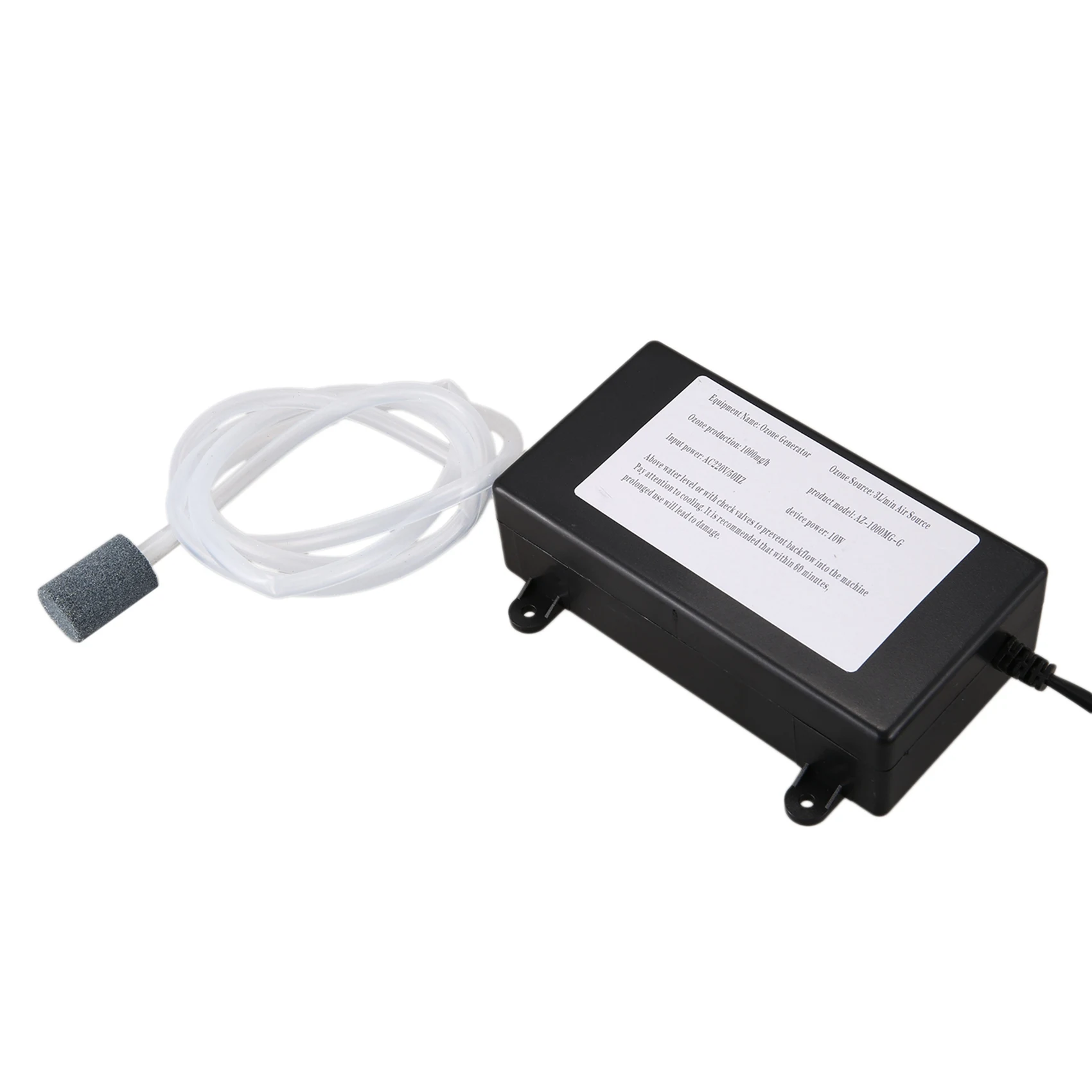 Generador de ozono de 1000Mg, ozonizador, purificador de agua y aire, tratamiento limpiador, fruta, verdura, pecera, enchufe europeo, 2 unidades