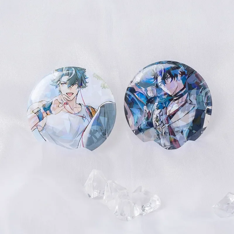 Wriothesley Fontaine Badges Pins Anime yuan shen Women Brooch Creative Fashion Figure Brooches for Bag Accessorie Gifts