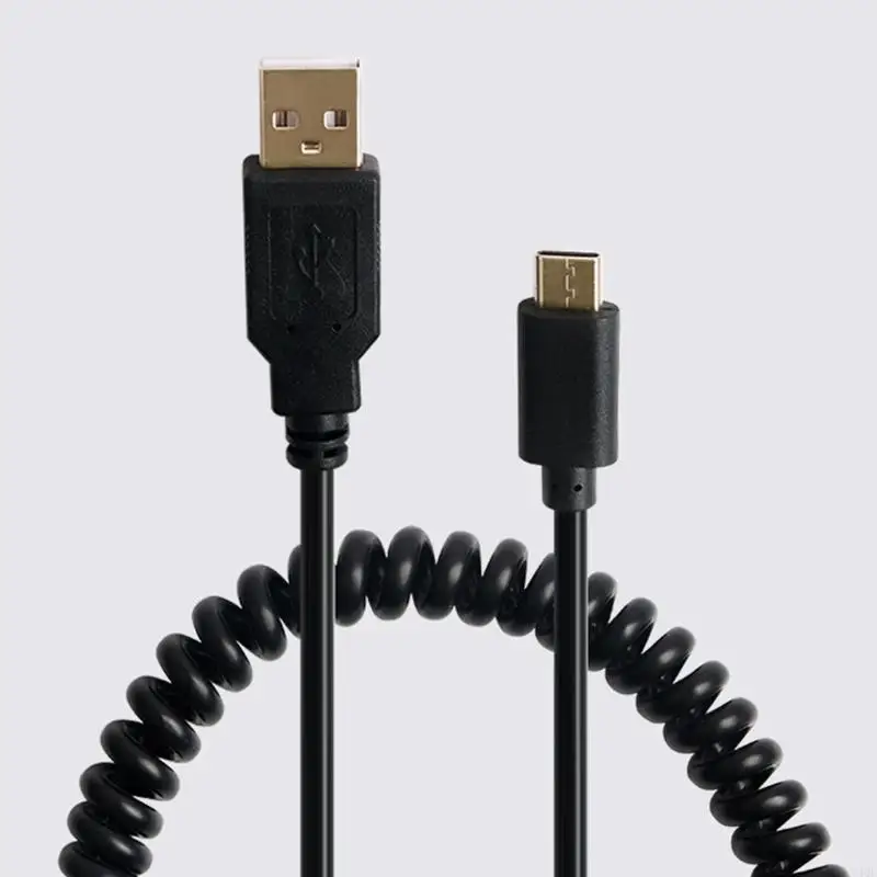 Y4QF Keyboard Cáp cuộn dây cáp C tùy chỉnh cáp cuộn dây Cáp cho trò chơi phụ kiện bàn phím chơi game