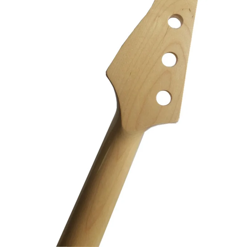 20 Frets Maple Electric Bass Guitar Neck 4 Strings Rosewwood Fingerboard Glossy Paint Customized Guitar Accessories Parts