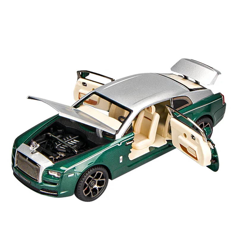 1:24 Rolls Royce Wraith Mansory Alloy Car Diecasts & Toy Vehicles Car Model Sound and light Pull back Car Toys For Kids Gifts