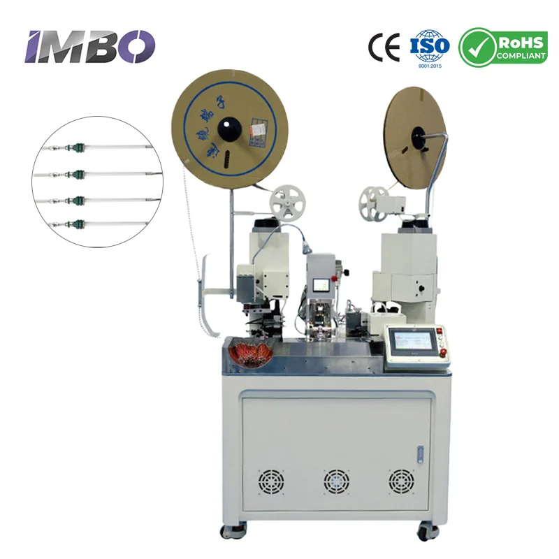 Professional Fully Automatic Terminal Crimping Machine With Waterproof Sealing Plug Double-Ended Cable Crimping Machine