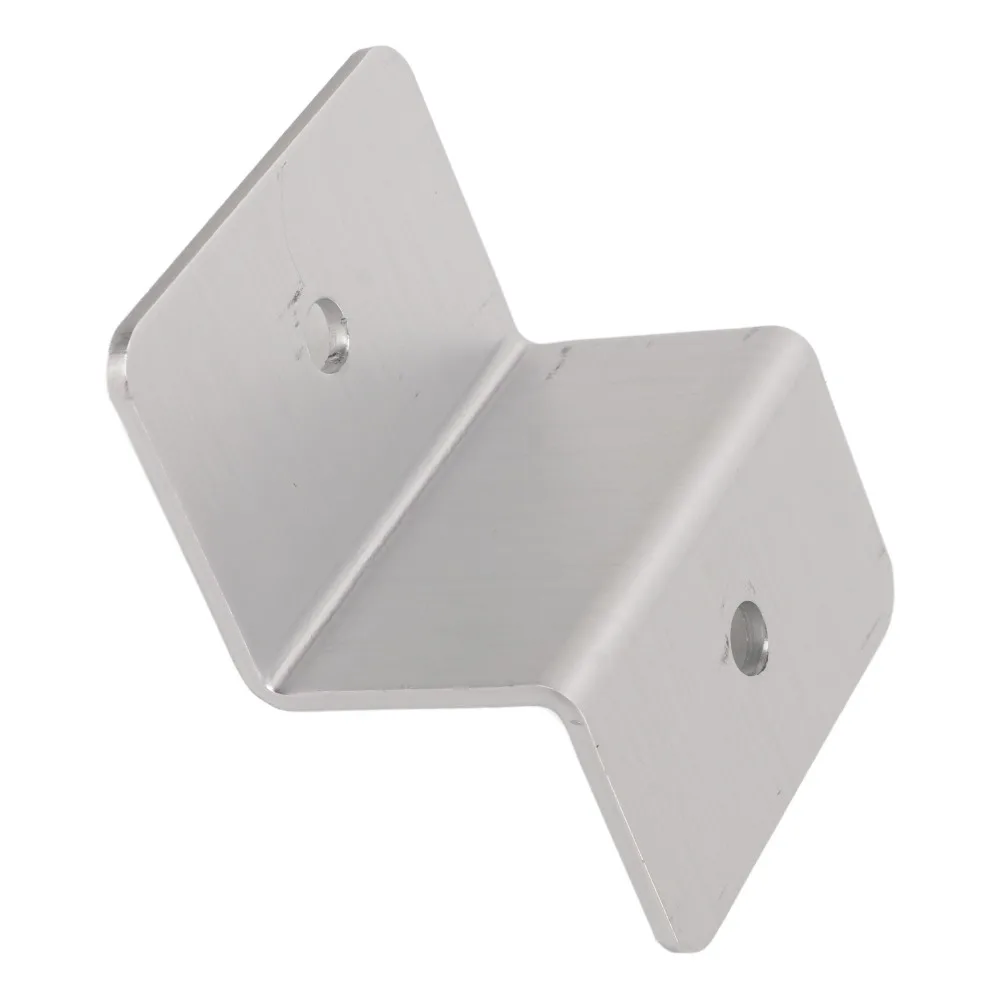 4 Sets Nuts and Bolts Included Solar Panel Z Brackets Durable Easy Install Panel Mounting Bracket Solar Panel Mounting Kit