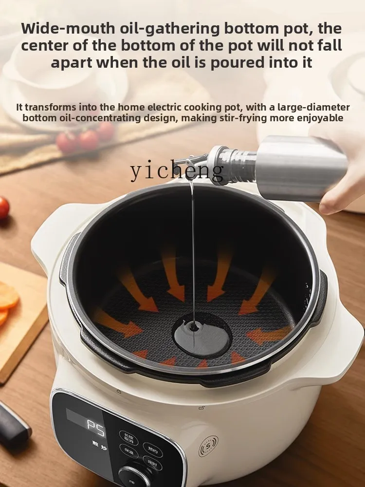 TQH Penanak Nasi Listrik Rumah Tangga 4L Liter Panci Masak Multifungsi Penanak Nasi Pintar Otomatis Kapasitas Besar