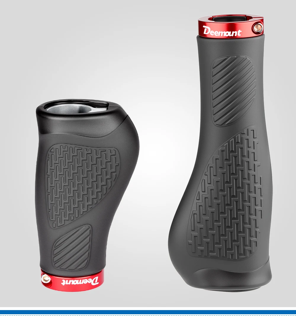 Große Handgriffe, MTB-Lenkerende, zusammenklappbares Fahrrad, lange, kurze, drehbare Stangengehäuse mit verdecktem Sicherungsring, TPE, stromlinienförmige Handballenauflage – Detail 2