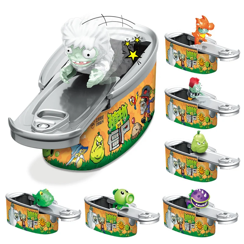 النباتات الحقيقية مقابل. لعبة الزومبي سربرايز بسحاب علبة الحركة Peashooter Squash Yeti Imp الأساسية لعبة زومبي نموذج لعب هدايا للأطفال