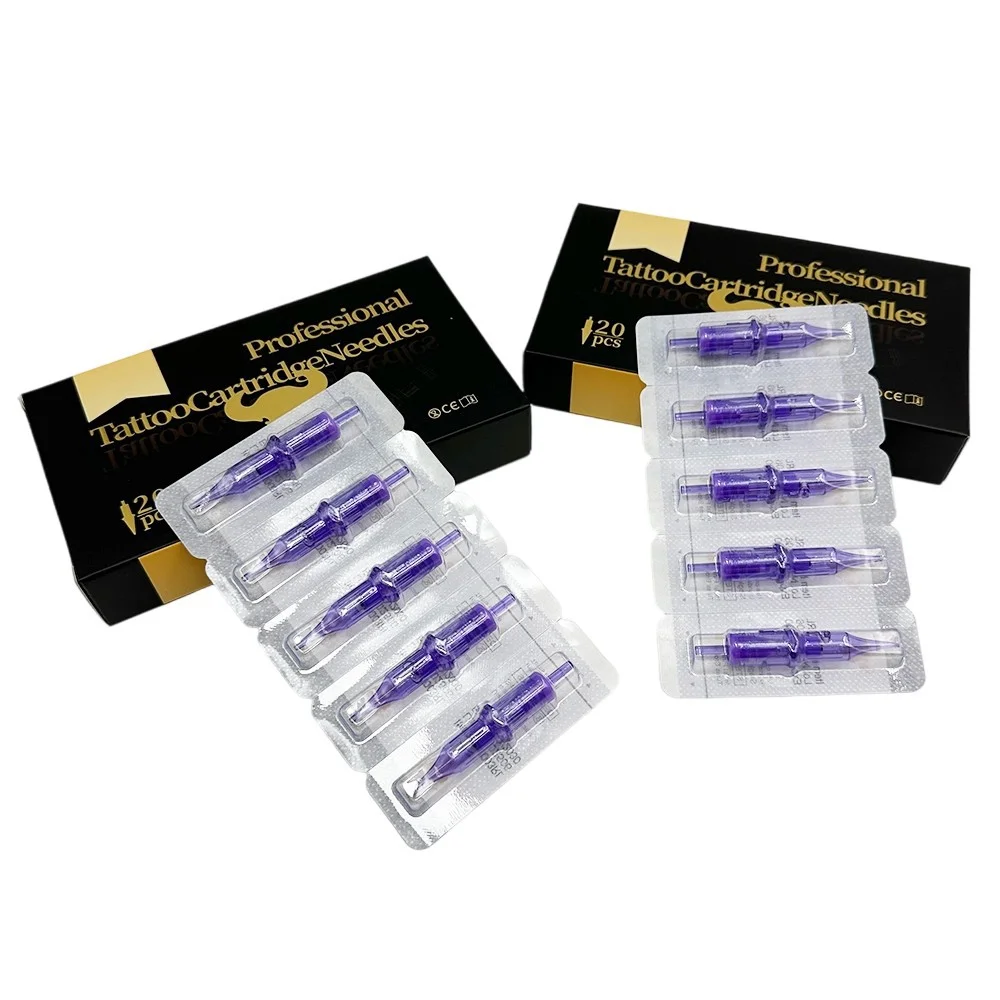 

20pcs Tattoo Cartridge Needles Disposable Needles RL RS RM Series For Tattoo Machine For Body Eyebrow Eyeliner Permanent Makeup