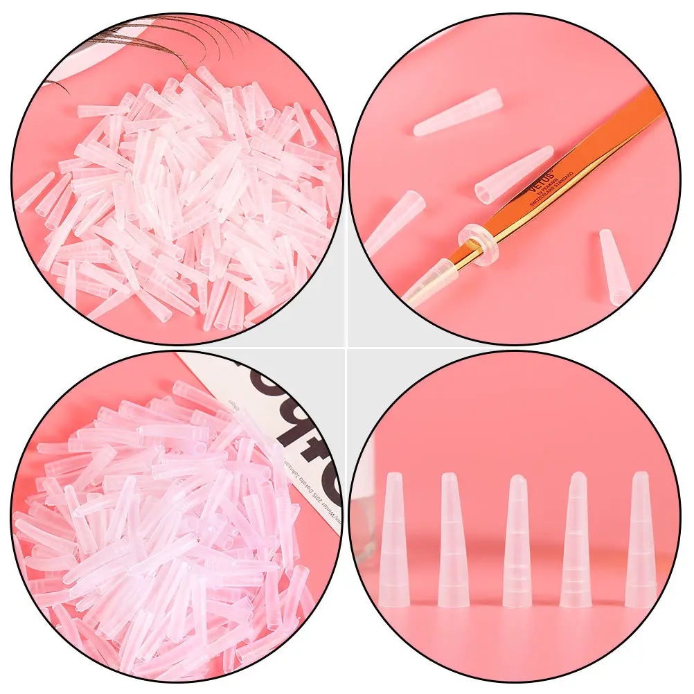 1 ensemble de capuchons de manchon de pince à cils, housses de protection en Silicone souple, outil de remplacement antidérapant pour Extensions de cils, beauté