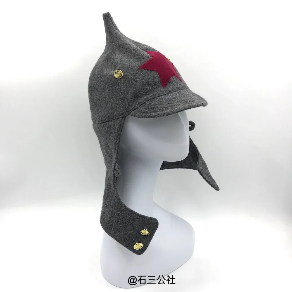 Budyonnovka style Hat Wool Felt Beret Soviet Style Cap Winter Cavalry Vintage
