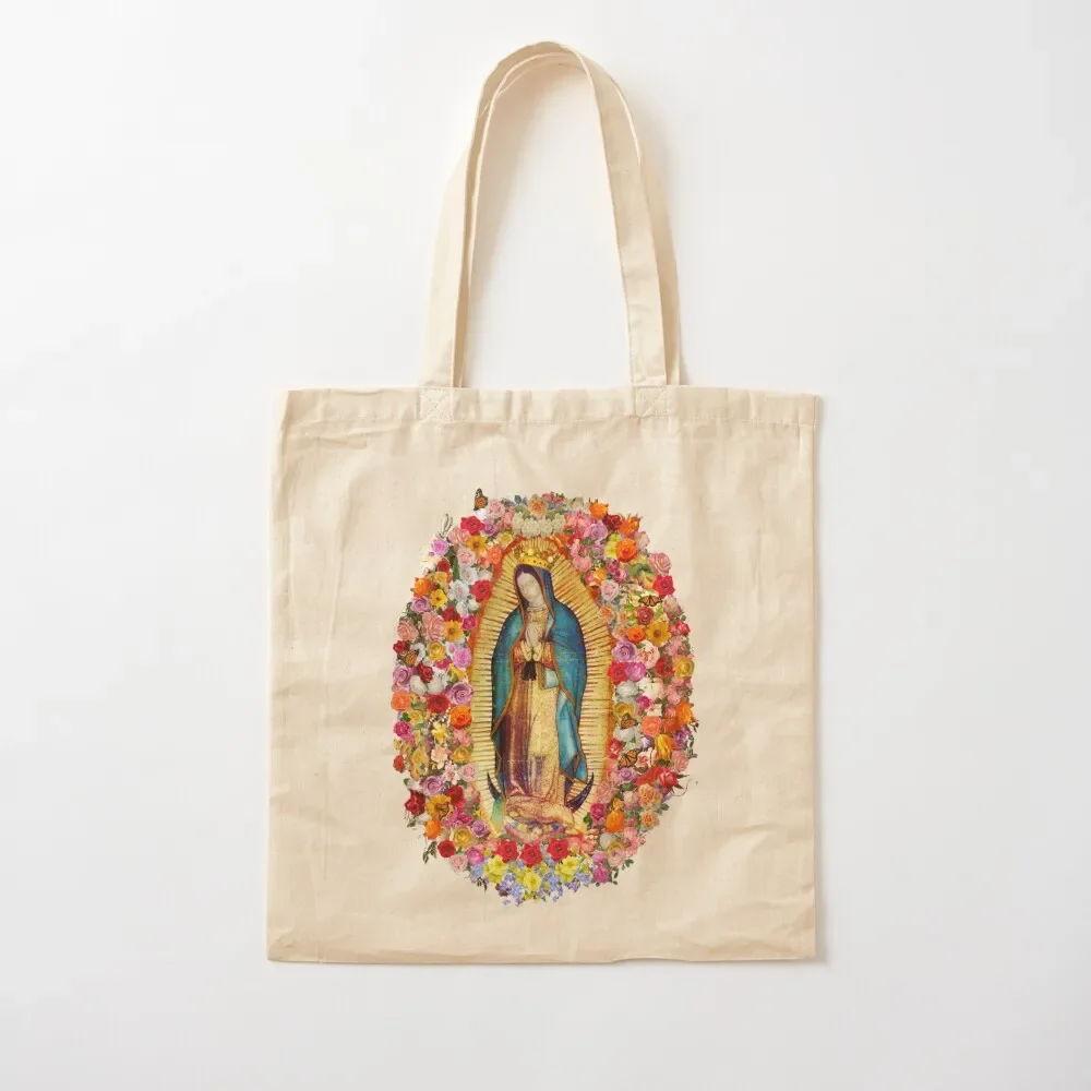 Our Lady of Guadalupe Mexican Virgin Mary Saint Mexico Catholic Mask Tote Bag sacs de shopping Gift bag Tote Bag