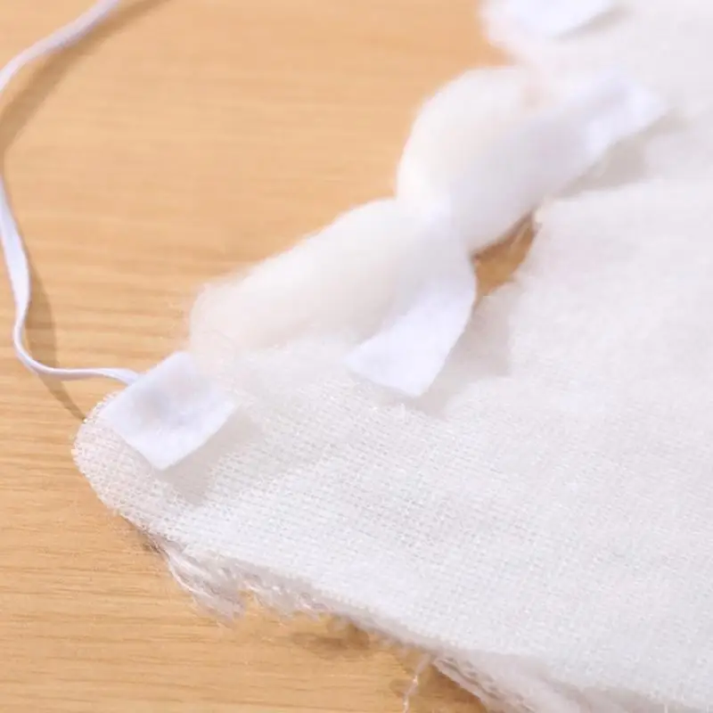 

B95F Funny Santa Beard White Fake Beard Christmas Santa Clause Beard Cosplay Costume