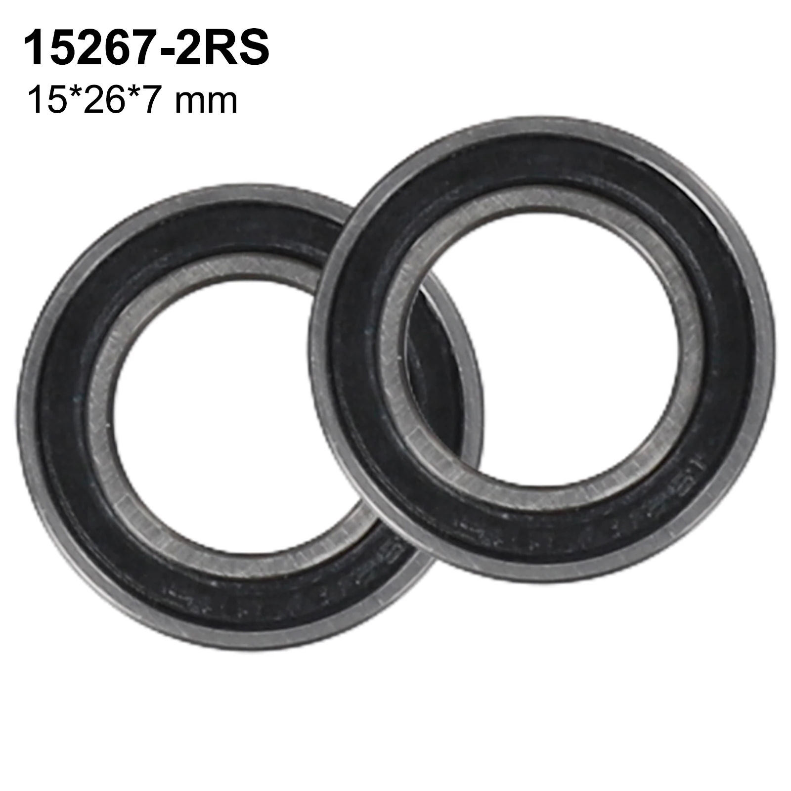 

2 Pcs Bike Bicycle Bottom Bracket Hub Ceramics Ball Bearings 15267-2RS 15x26x7mm Axle Hub Ceramic Bearing Bicycle Parts