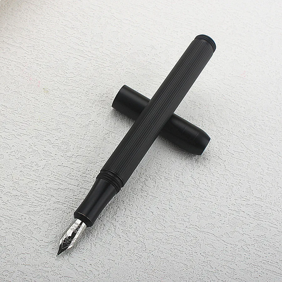 Luxuriöser Füllfederhalter aus Metall mit Taschentuch, extra feine Spitze, 0,5 mm Tintenstift – Detail 3