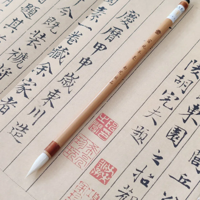 Professional wool Hair Calligraphy Brushes Set Medium Small Script For Chinese Calligraphy Traditional Ink Painting Art Creation