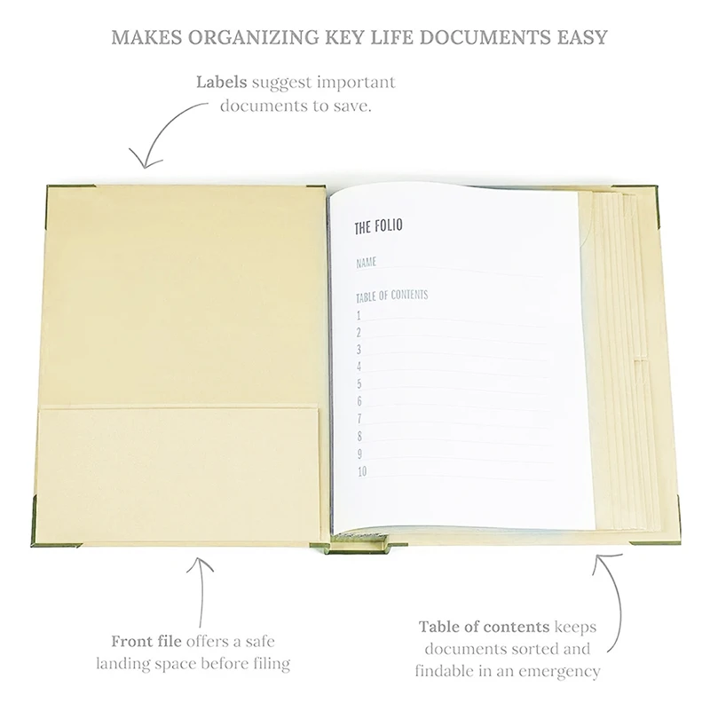 Accordion File Organizer, Expanding File Folder With Notebook & Storage Bag Accordion Folder For Office/School