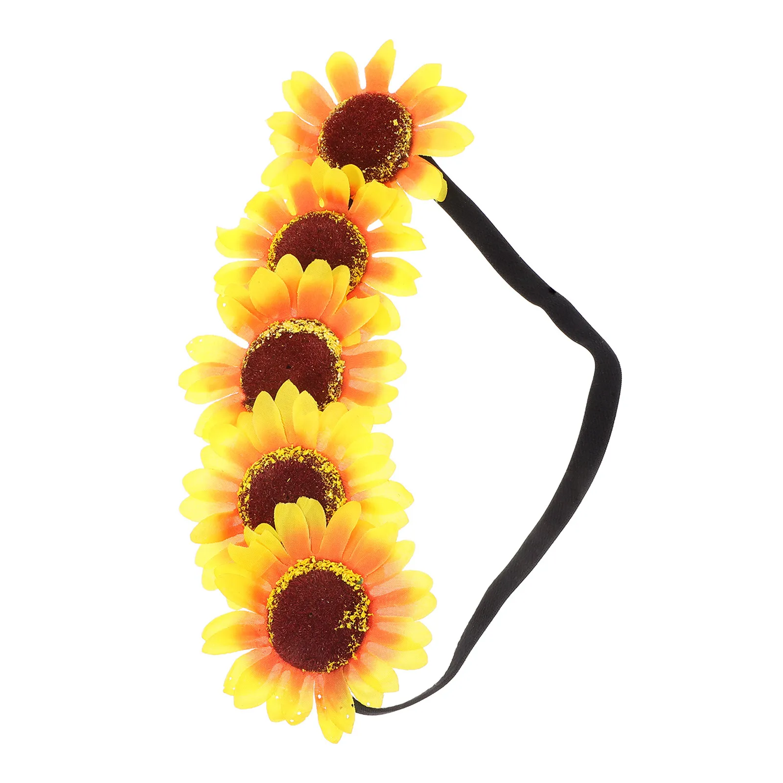 

1 шт. Элегантная повязка на голову с подсолнухами для невесты, свадебный головной убор, обруч для волос для вечеринок, дня рождения, помолвки, банкета, косплея