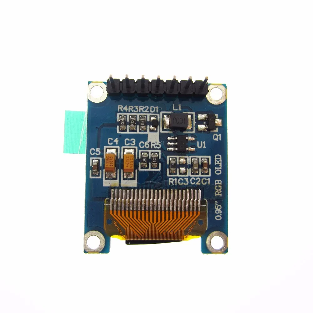 جديد 10 قطعة 0.95 بوصة SPI كامل اللون OLED عرض لتقوم بها بنفسك وحدة 96x64 LCD SSD1306 سائق IC جودة عالية