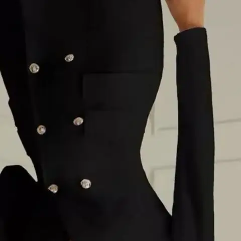 New Women Blazer Elegant Office Lady Dress Long Sleeve Black White Spring Summer Female Causal Fashion Large Size Suit 2026