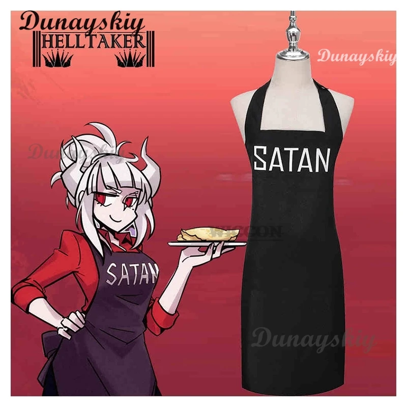 Anime Hazbin Cosplay Hotel Niffty Cosplay Costume Halloween Party satan Helltaker Adjustable apron cosplay costume roleplaying