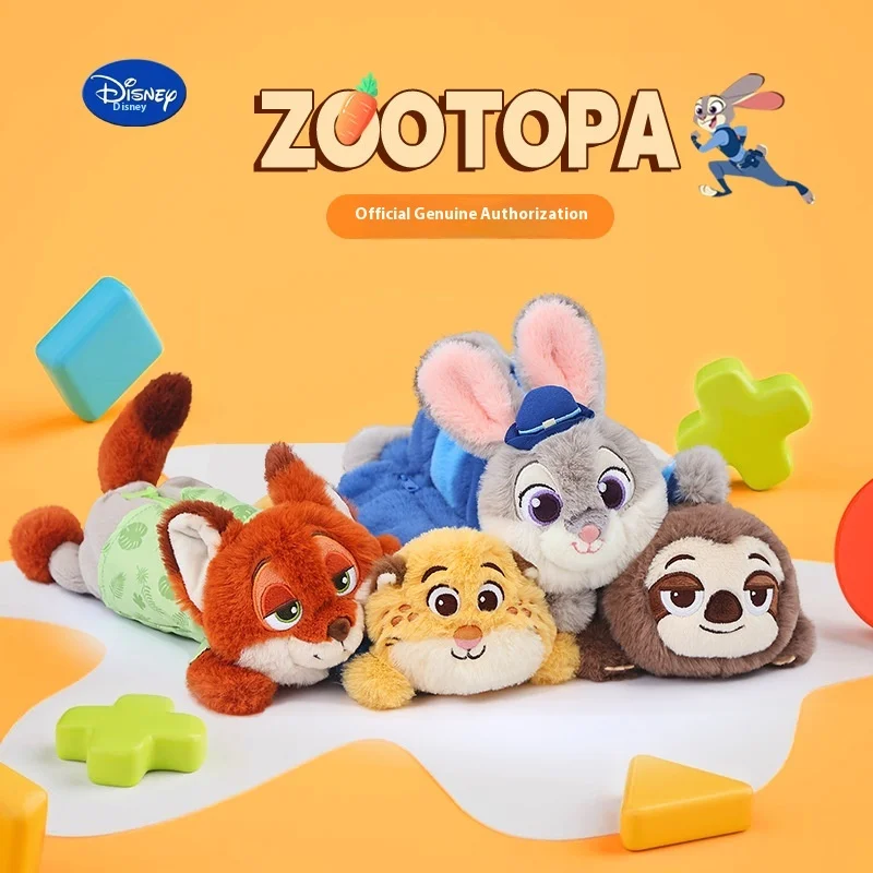 

Zootopia 30 см плюшевая игрушка кукла Дисней Джуди Ник Леопард полицейский милая жизненная кукла многофункциональная сумка для хранения подарки