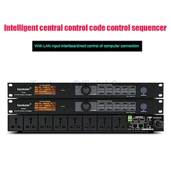 Controller 8 Channel Power Timer High Quality With Power Sequence And Led Display For Party Bar Club Center Control Code Manager