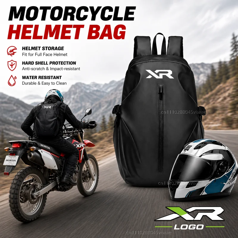 

Knight Backpack Motorcycle Helmet Bag Travel Equipment Waterproof Large Capacity For Honda XR230MOTARD XR 230 250 400 125