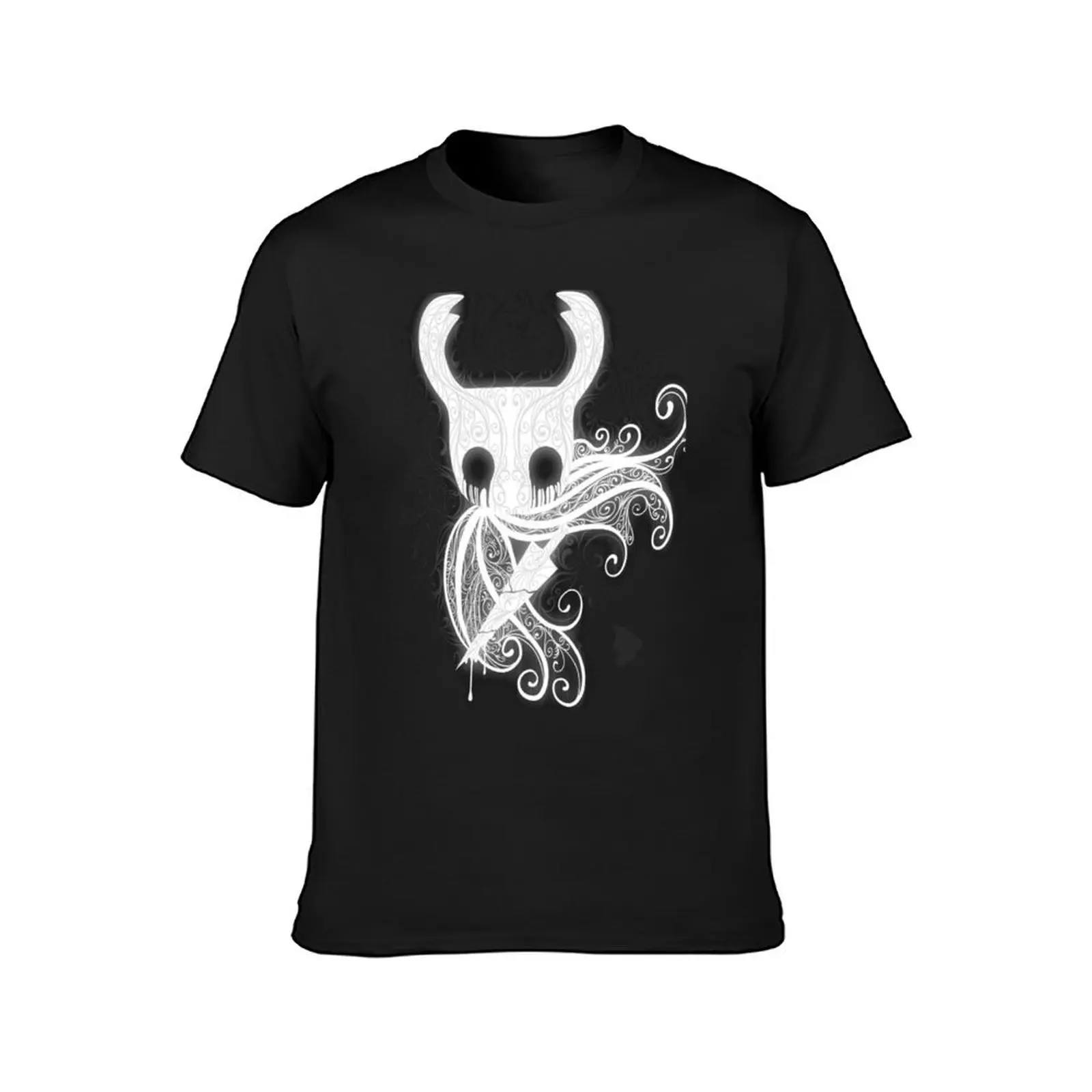 The Knight Cry Graphic Art Hollow Knight Funny Game T-Shirt summer tops cute tops Aesthetic clothing mens big and tall t shirts