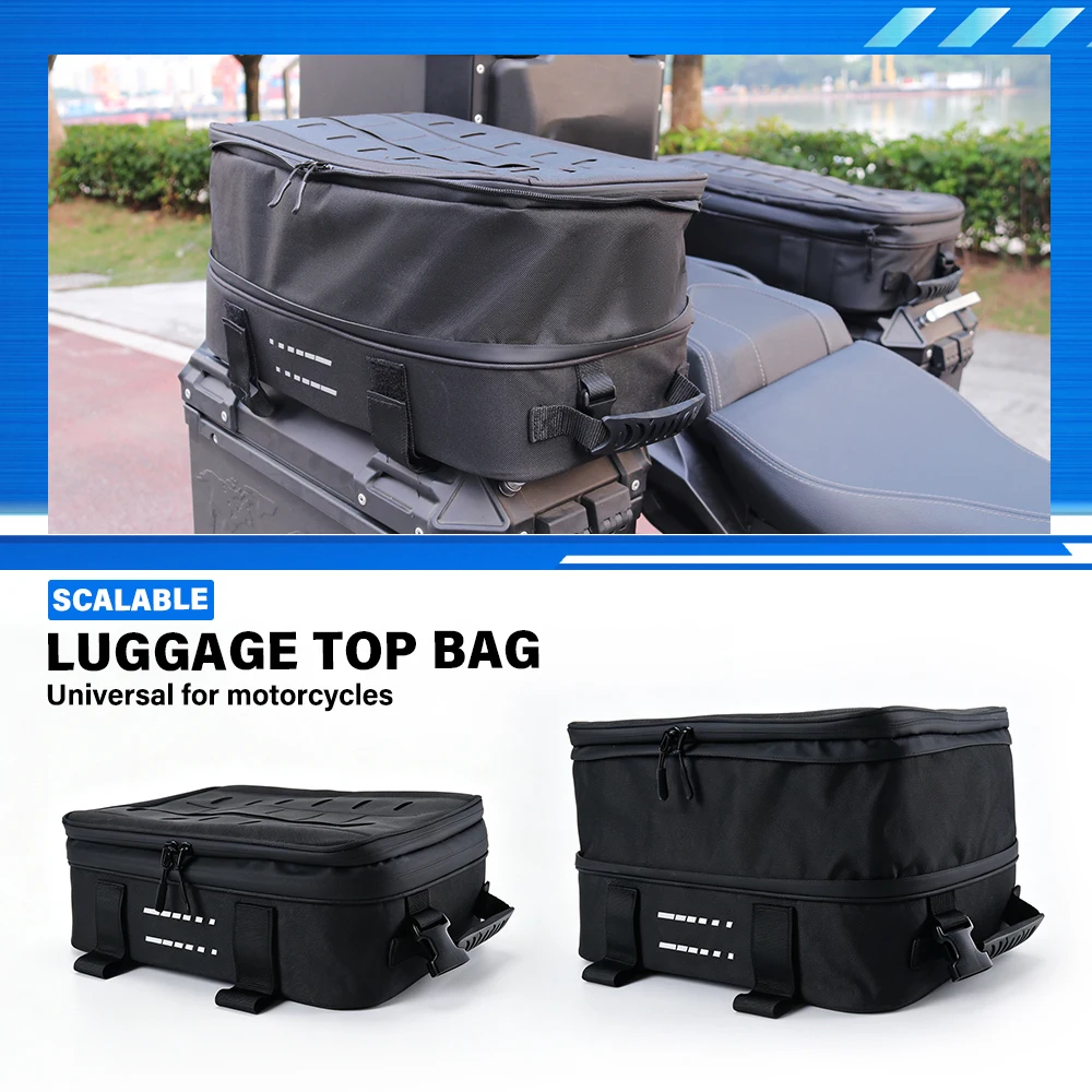Expandable Waterproof Bag Top Box Panniers Bag Case Travel Luggage Bags  Tool Bags For BMW RnineT K1600 R1200GS R1250GS F700GS