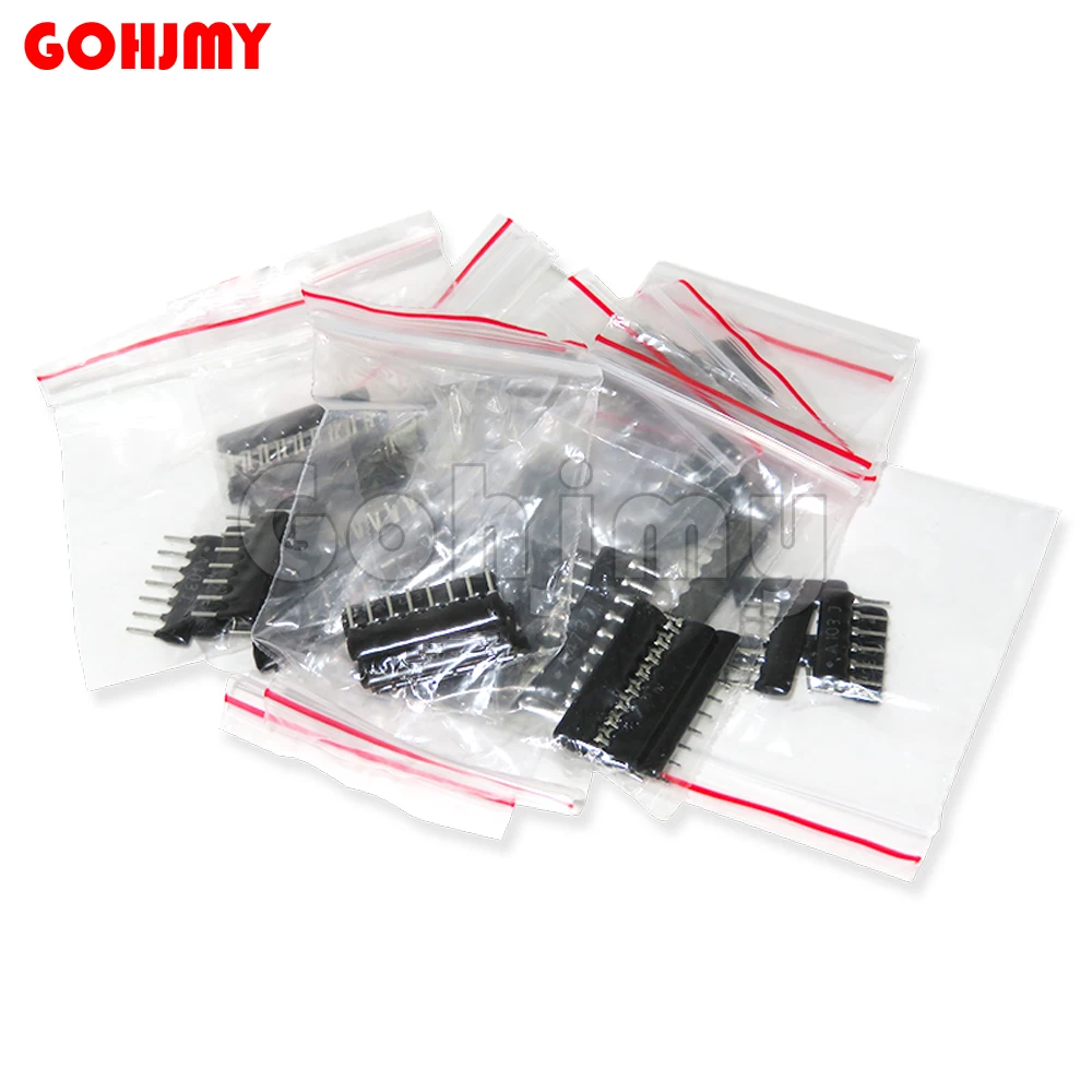 13Value*5pcs Assortment Set 65PCS/Set Resistor Network Array Kit 9A103 9A102 9A472 9A221 9A331 9A471 7A103 5A103 6A103 8A103