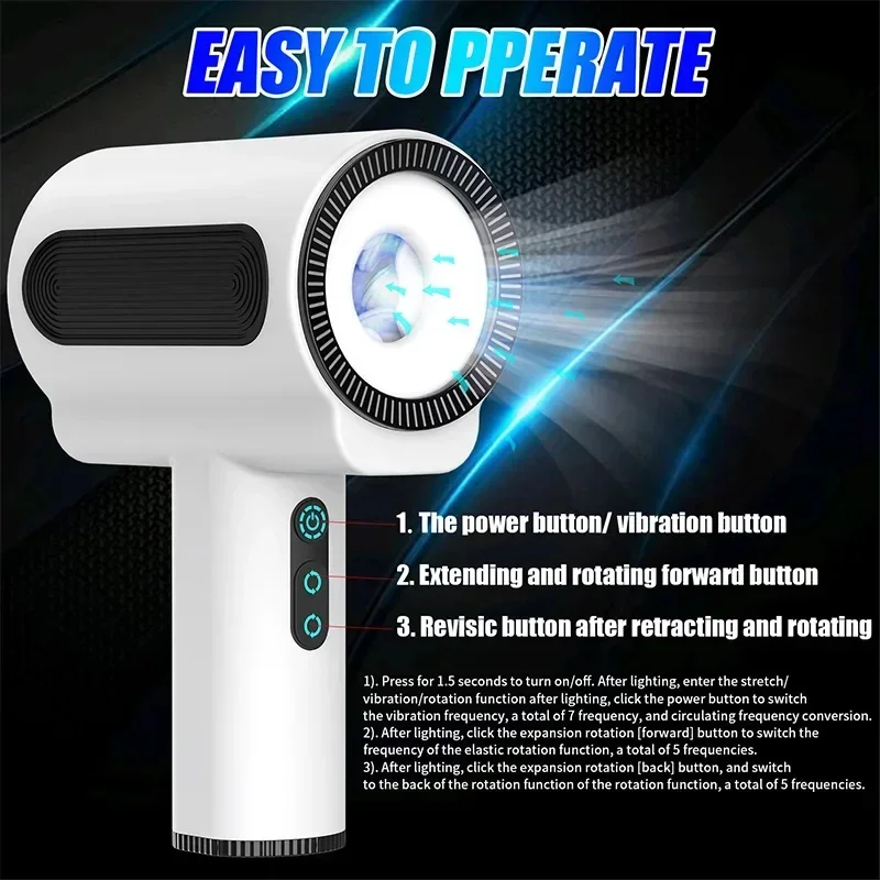 Sperm Automatic Electric Male Masturbator Sexual Organ Sex Toys Couple Vagina Stick Silicone Vagina Porn Masturbation Toys images - 6