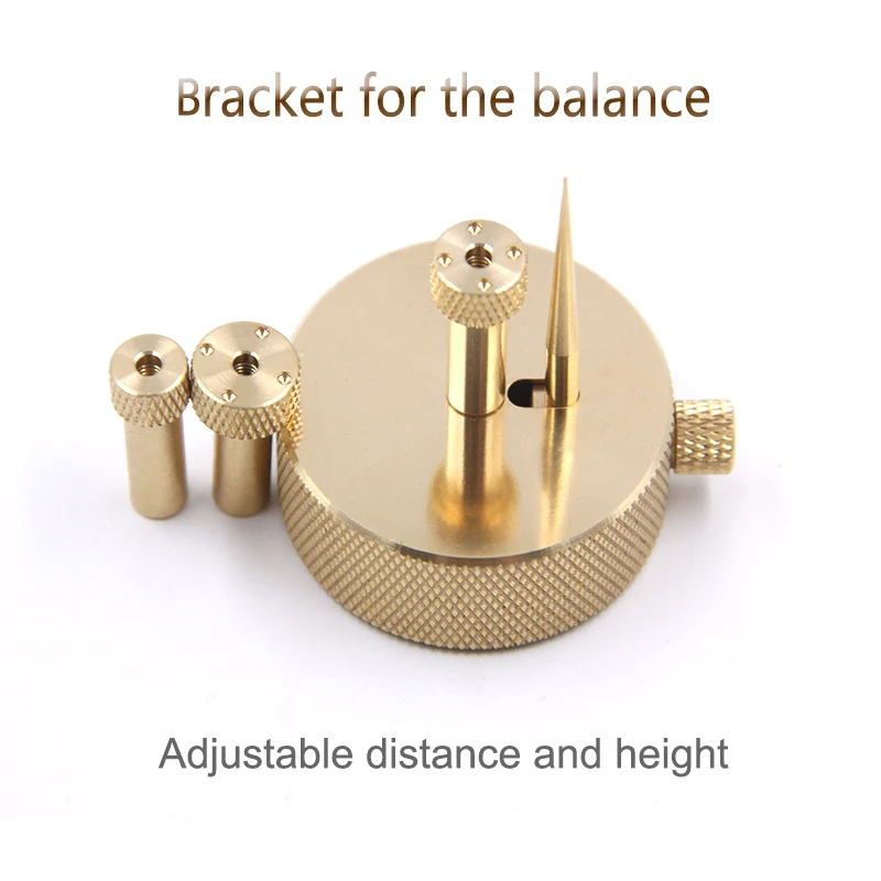 

Brass Watch Balance-cock Tool with Adjustable 8mm 9.5mm 11mm Support for Movement Repair Glass Dust Free Cover Included