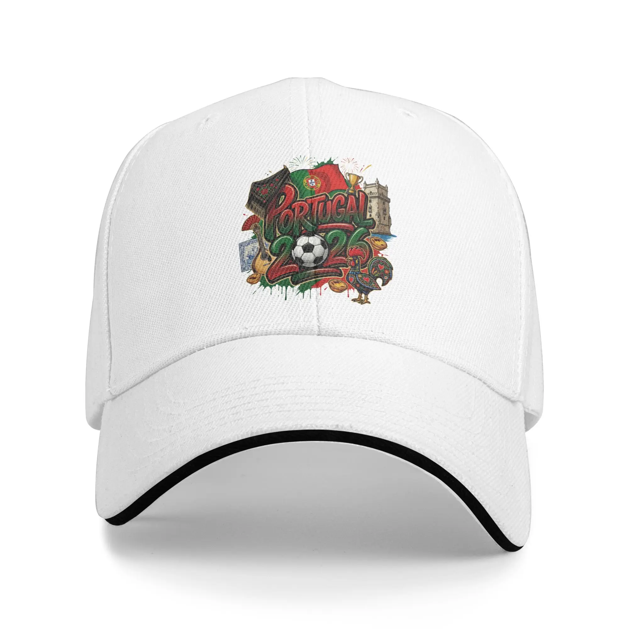 Men's Women's Portugal Football Match 2026 Outdoor Hat Usa Canada Mexico Soccer Adjustable Cap Baseball Cap Snapback Hats