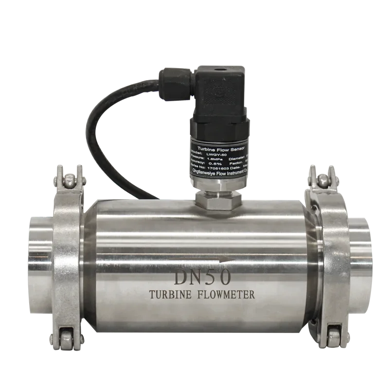 

Liquid Ethyl Alcohol Explosion Proof Food Grade Sanitary Turbine Flow Meter