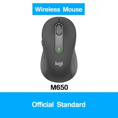

Беспроводная мышь Logitech M650 M750 для нескольких устройств, эргономичная, двухрежимная, для ПК, ноутбуков, Mac, с бесшумным кликом, компьютерная периферия