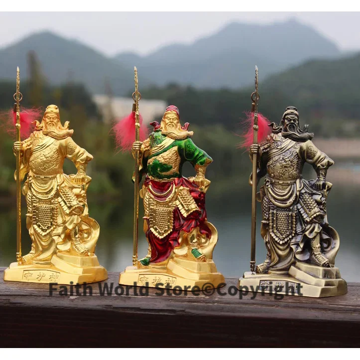 

TOP COOL -HOME OFFICE SHOP CAR Money Drawing Martial God of wealth Guan gong Guan di FENG SHUI statue-Safe Talisman Protection