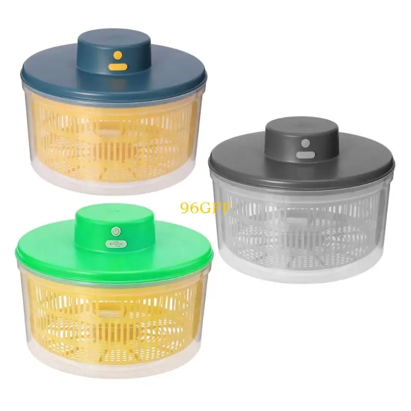 

Компактный электрический салатник 96GF, бытовой дегидратор для салата, удобный в использовании, с эффективным двигателем и