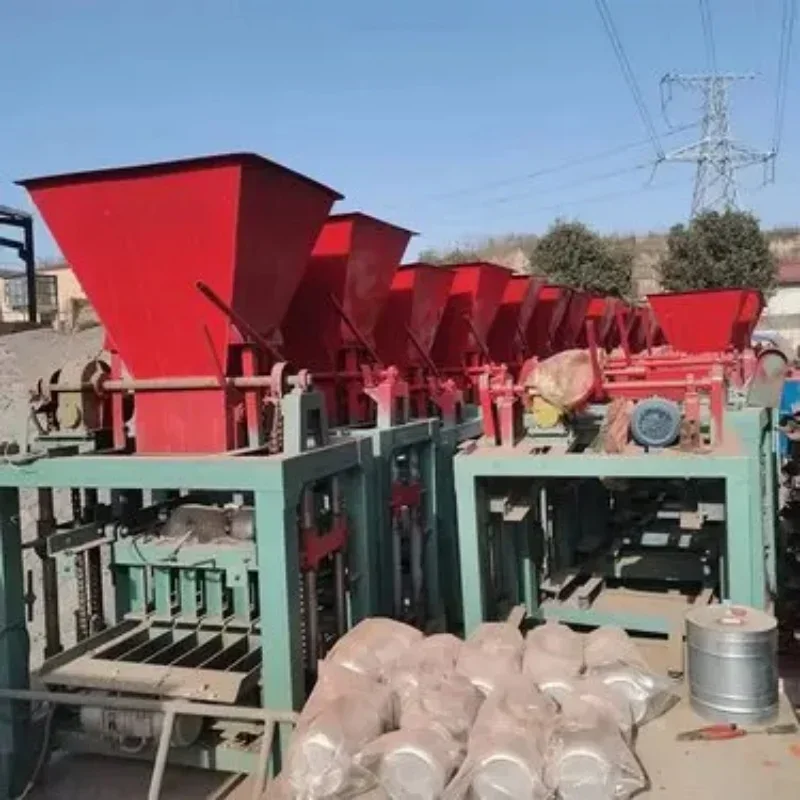

QT4-18 High Efficient Automatic Concrete Block Molding Machine Brick Machine Making Automatic brick press machine brick laying m