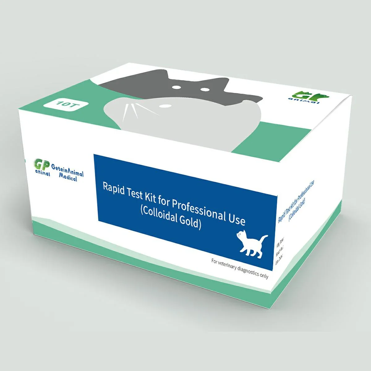 Getein Easy Operation Feline Rapid Test Kit for Colloidal Gold FHV Ag Pet Testing Kit