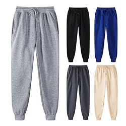 Spring New Men's Baggy Straight Leg Sweatpants Korea Style Fashion Wide-leg Pants Casual Trousers Male Black White Light