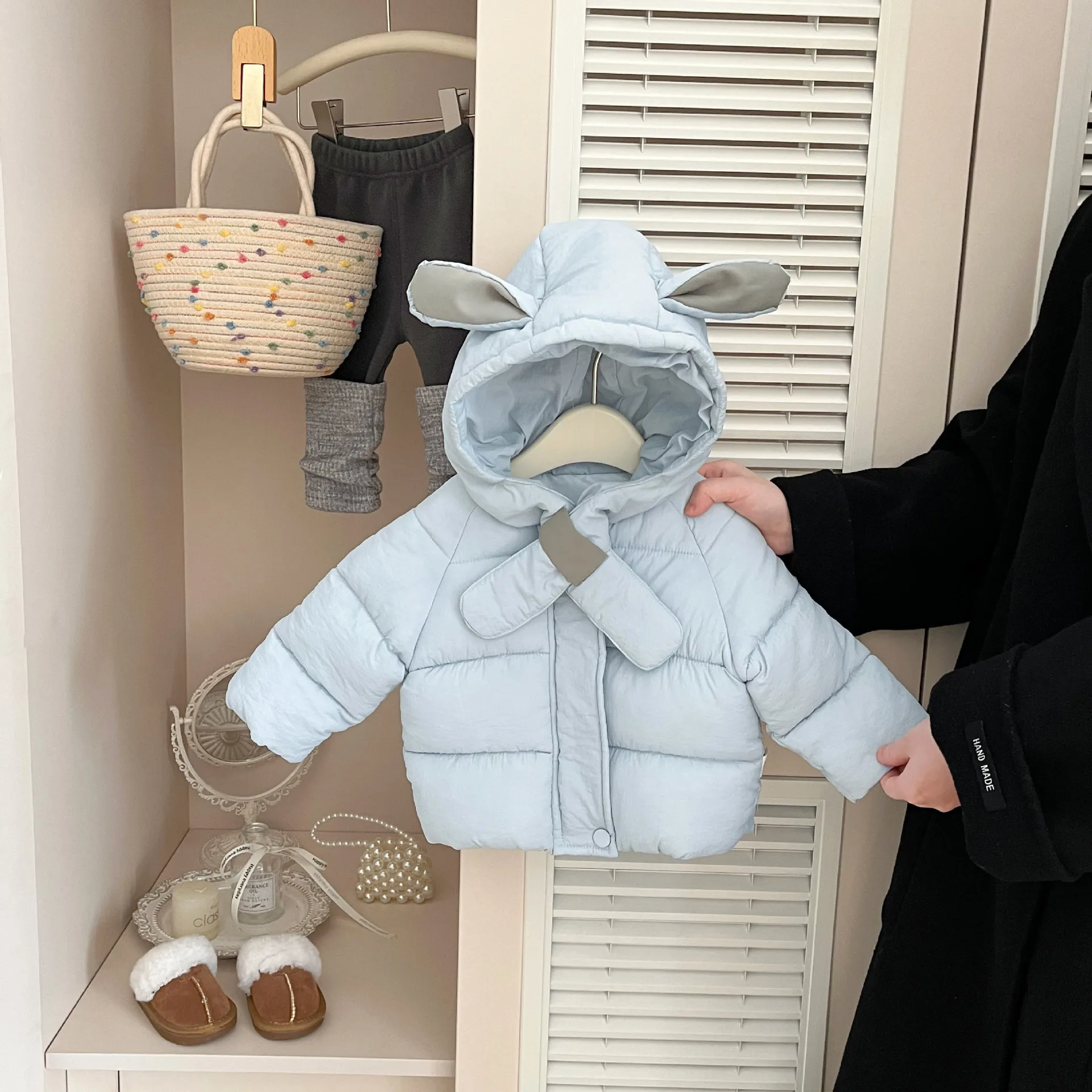 Veste rembourrée en coton imprimé floral pour bébé fille, manteau chaud à manches longues, épais, vêtements d'hiver pour nourrissons, nouvelle collection 2025