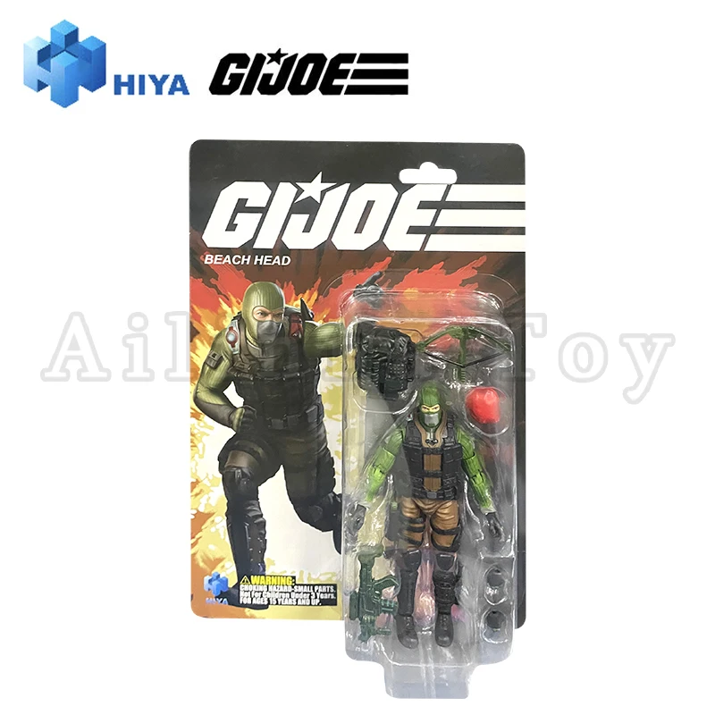 HIYA 1/18 Action Figure da 4 pollici Exquisite Mini Series GIJOE Beach Head Anime per regalo
