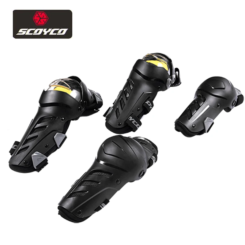 Наколенники для мотоциклов Scoyco, защитные механизмы для мотокросса, высокое эстетичное и гибкое защитное оборудование с сертификацией CE