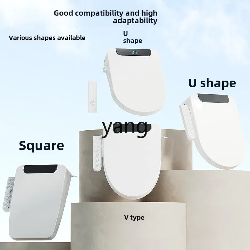 غطاء مرحاض ذكي منزلي أوتوماتيكي من CX، شقة صغيرة عالمية، تنظيف دائرة دوران أوتوماتيكية، نوع فوري