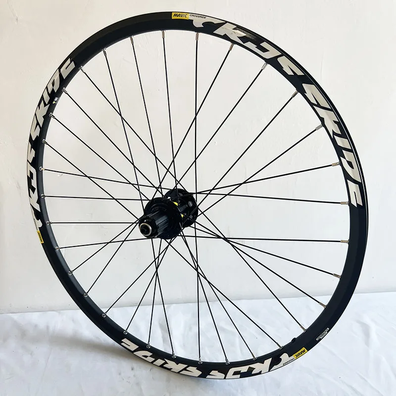 Frein à disque de vélo de montagne CR, barre ronde coudée à six griffes 32 trous, dégagement rapide Six Ding, arbre de baril, jeu de roues à anneau 120